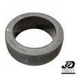 (QTY 2) FORKLIFT TIRE - 21X7X15 SMOOTH PRESS ON SMOOTH BLACK