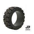 16x6x10-1/2 Solid Traction Forklift Press-On Tire 16x6x10.5 | Black