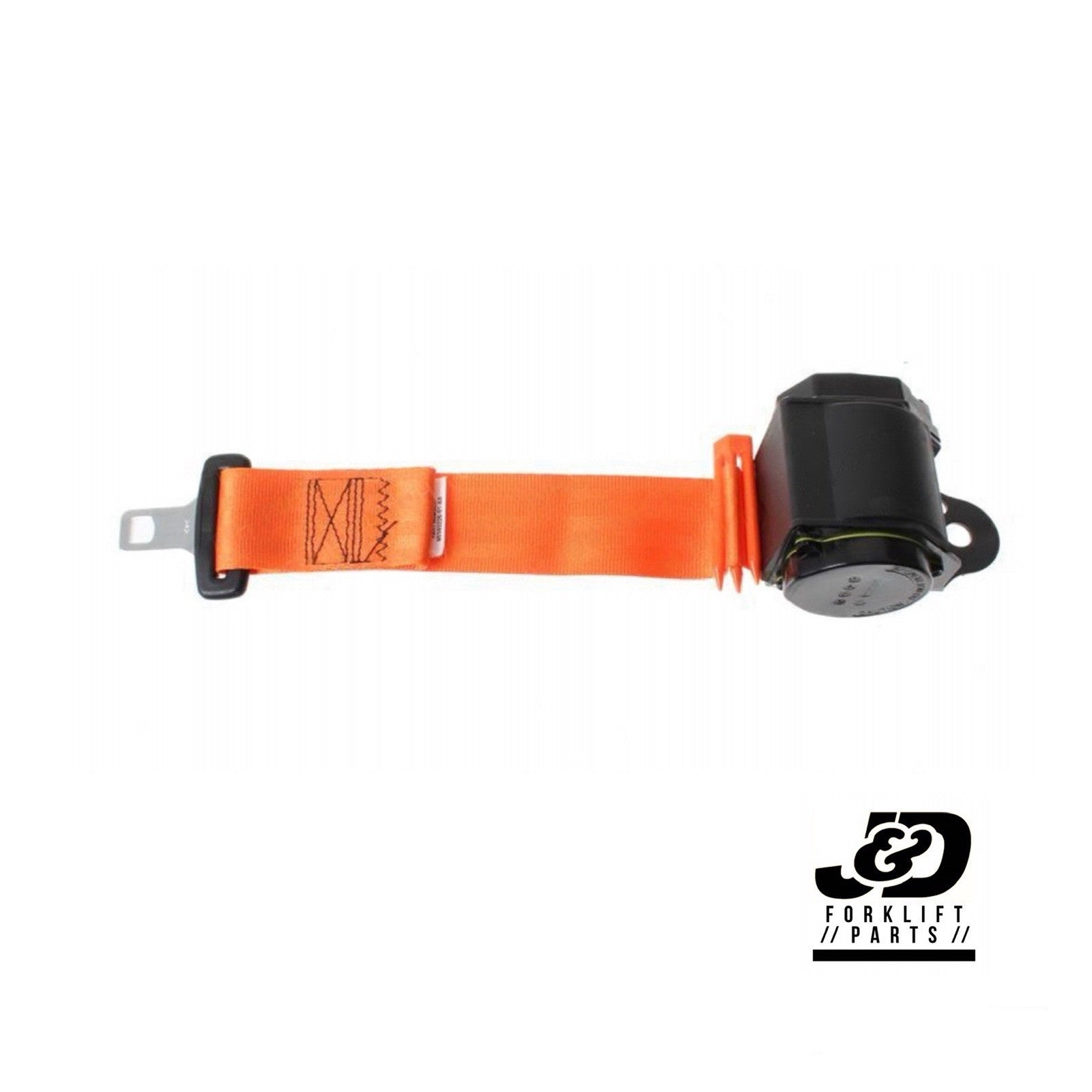 Universal Forklift Retractable Seat Belt- Orange 68.9"