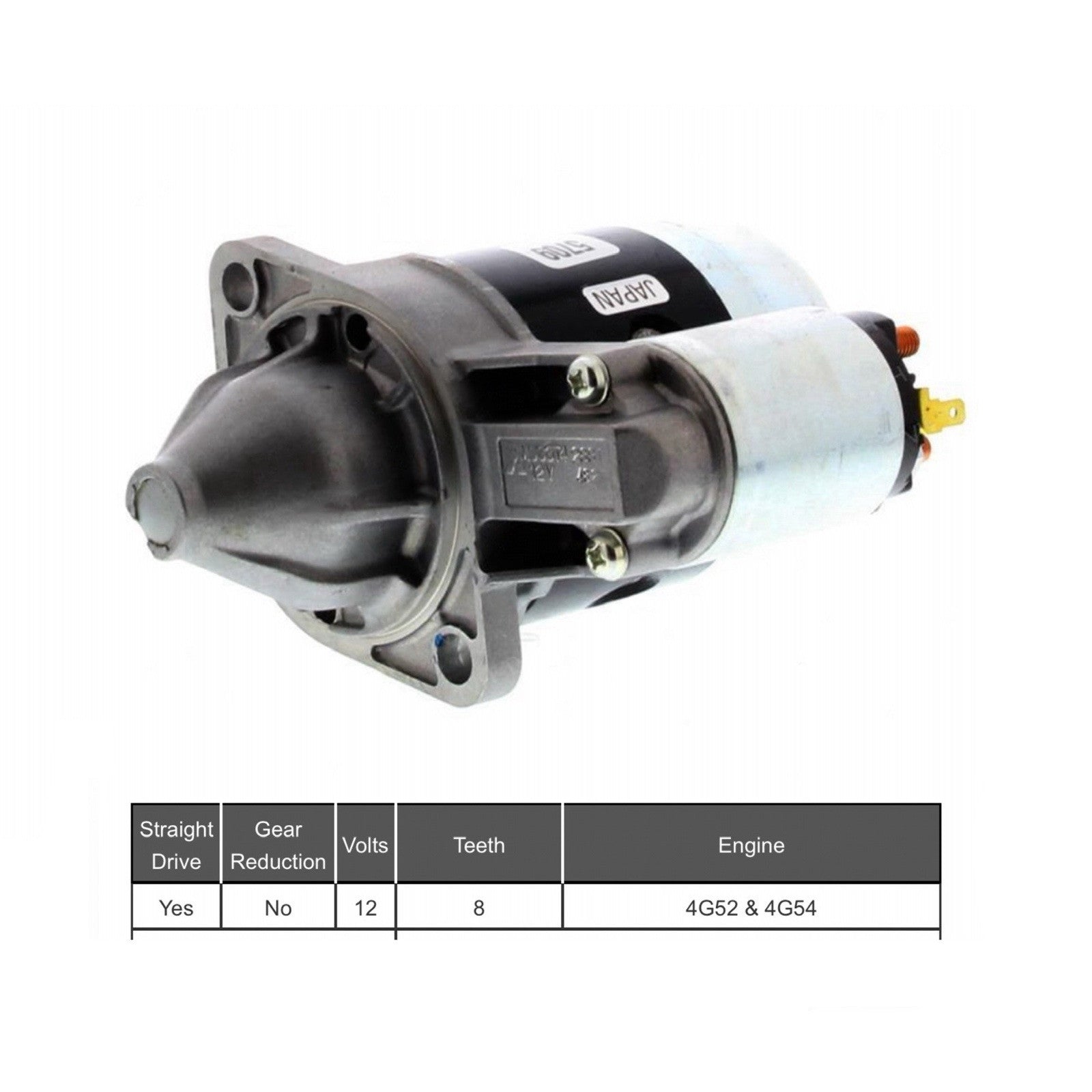 MM115517 MD189054 MM115510 MM115514 MITSUBISHI 4G32 4G52 4G54 STARTER