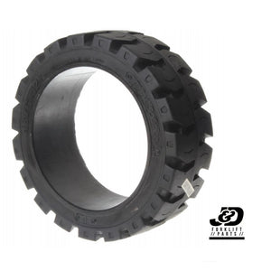 18X6X12-1/8 Tires Solid Forklift Press-On Tire black Traction