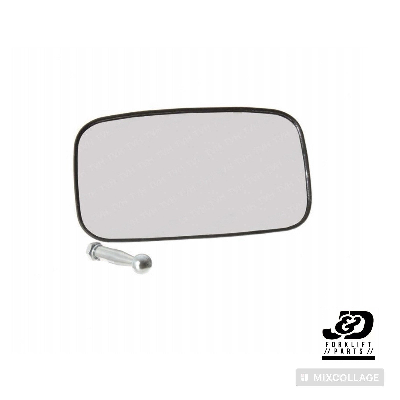 UNIVERSAL REARVIEW MIRROR FORKLIFT - TOYOTA NISSAN CATERPILLAR YALE HYSTER CLARK