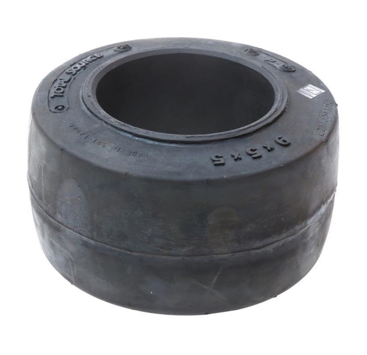 FORKLIFT TIRE - 9X5X5 SMOOTH PRESS ON SMOOTH BLACK
