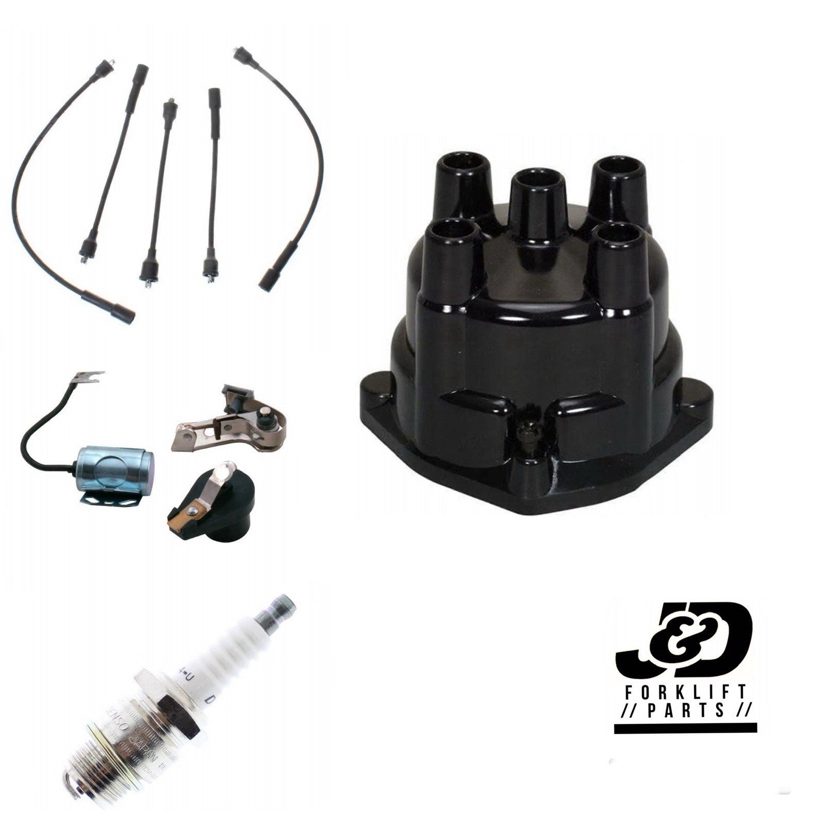 CLARK FORKLIFT  WITH WAUKESHA 4 CYL ENGINE, IGNITION TUNE UP KIT / BOLT DOWN CAP
