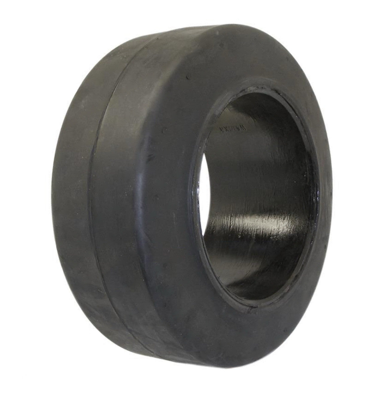 (SET OF 2) FORKLIFT TIRE 13.5X5.5X8 SMOOTH  PRESS ON | BLACK