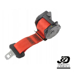 Universal Forklift Seat Belt Retractor - Orange 79.13"
