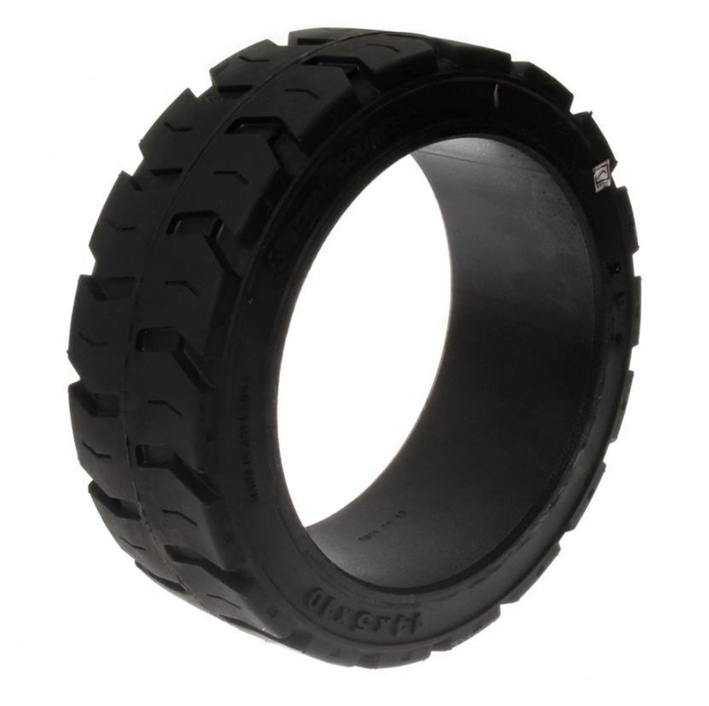 (SET 2) FORKLIFT TIRE 14X5X10 TRACTION PRESS ON | BLACK