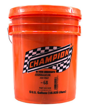 CHAMPION AW ISO 68 HYDRAULIC OIL | 5 GALLON PAIL